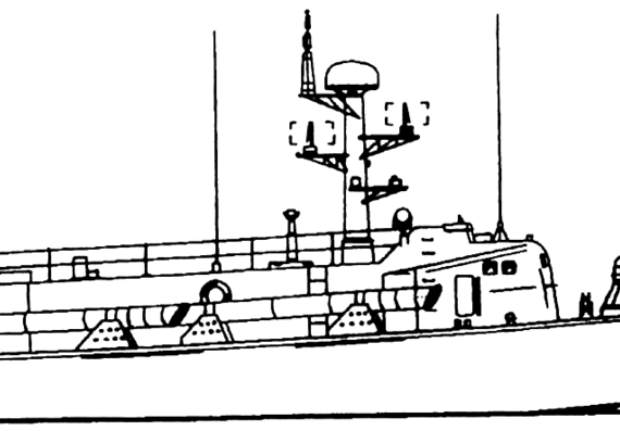Корабль NMS Smeul F-202 [Epitrop class Torpedo Boat] - чертежи, габариты, рисунки